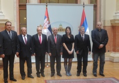 17. mart 2014. Članovi PGP sa Azerbejdžanom sa delegacijom parlamentaraca koji su posmatrali sprovođenje parlamentarnih izbora u Srbiji